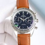 Omega Speedmaster 9300 Movement 41.5mm Pot Lid Glass Mirror Black Dial Watch